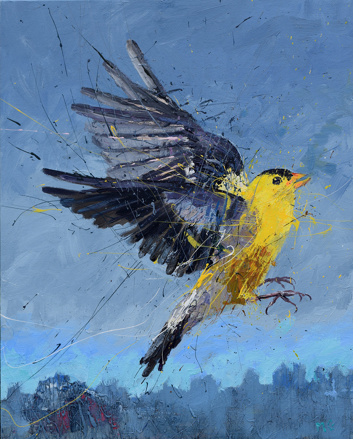 Finch of Westerville. Artist: Michael Glass